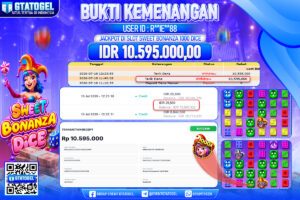BUKTI WITHDRAW GTATOGEL KEMENANGAN JACKPOT DI SLOT SWEET BONANZA 1000 DICE