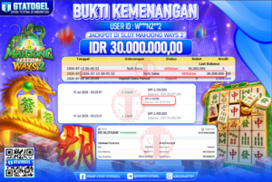 BUKTI WITHDRAW GTATOGEL KEMENANGAN JACKPOT DI SLOT MAHJONG WAYS 2